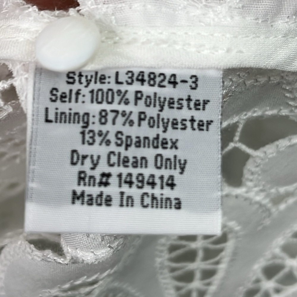 Johnny Was Lisetta Lace Mini Dress Size Medium. - Picture 5 of 6